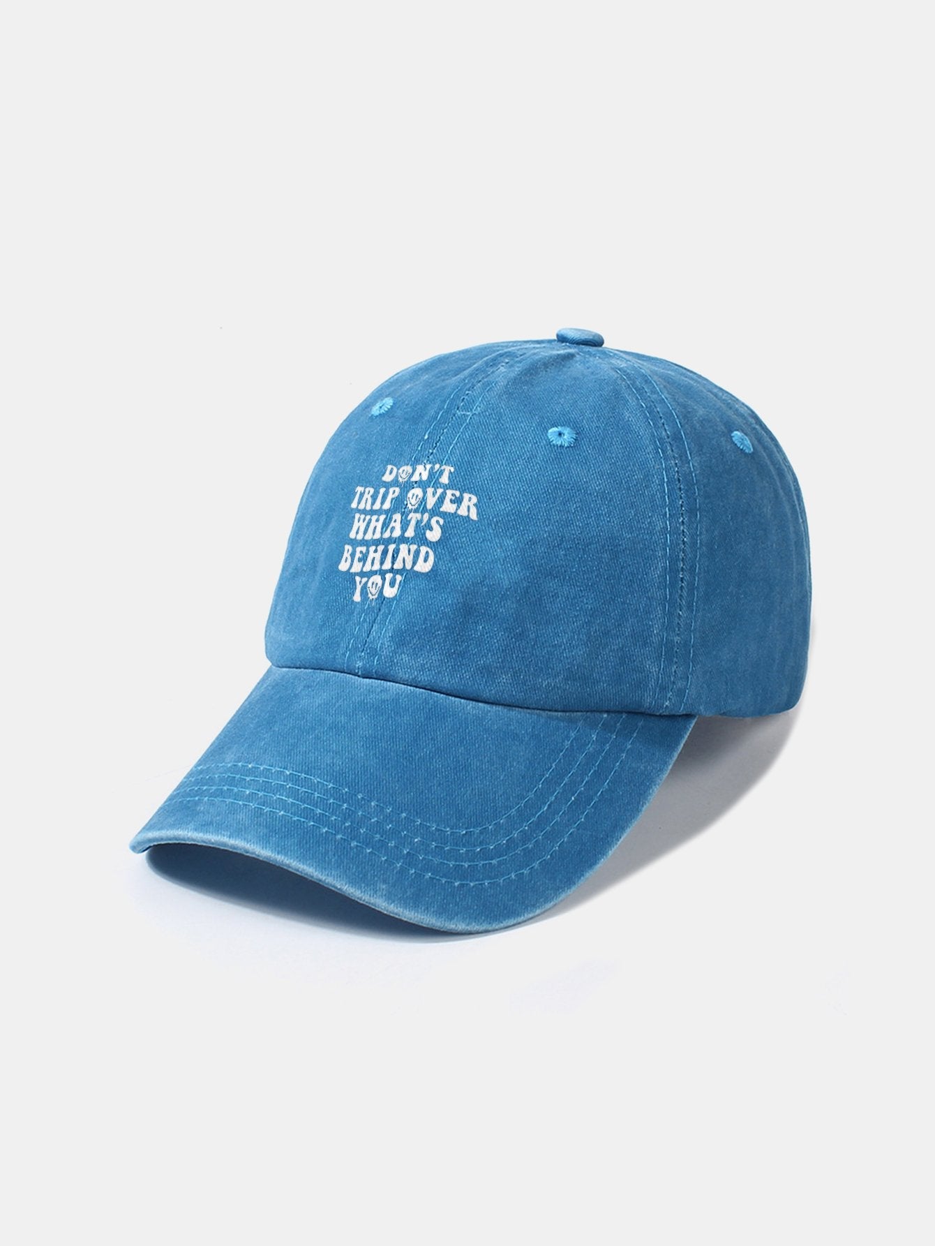 Personalized Slogan Classic Retro Washed Cotton Baseball Cap - Naturzy