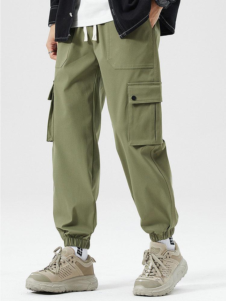 Chino Cargo Jogger Pants - Naturzy