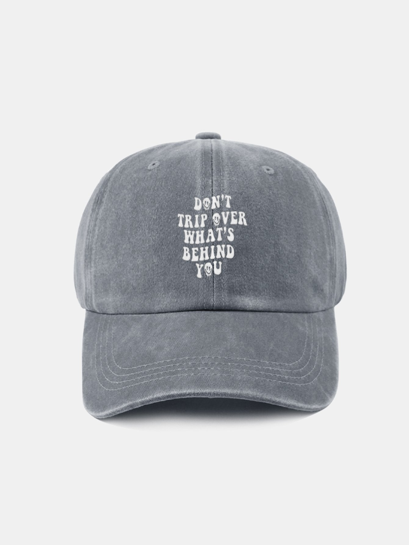 Personalized Slogan Classic Retro Washed Cotton Baseball Cap - Naturzy