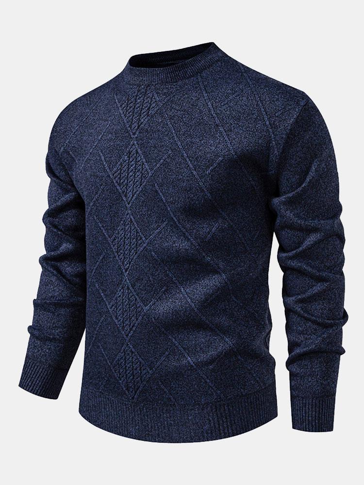 Geometric Rhombus Sweater - Naturzy