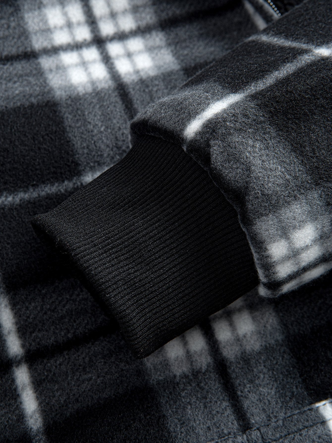 Teddy Fleece Lined Flannel Plaid Hoodie - Naturzy