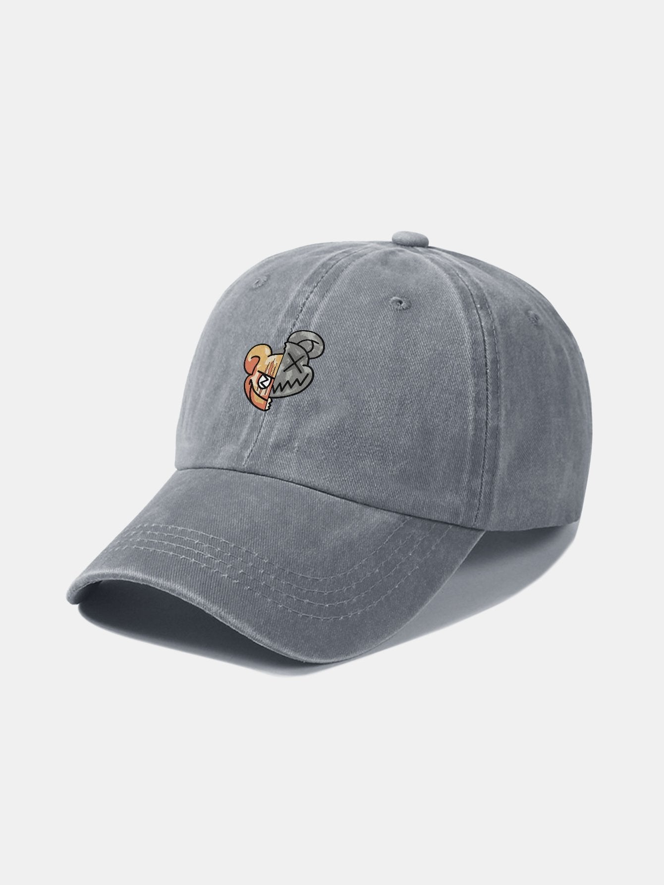 Bear Cartoon Pattern Casual Style Baseball Cap - Naturzy