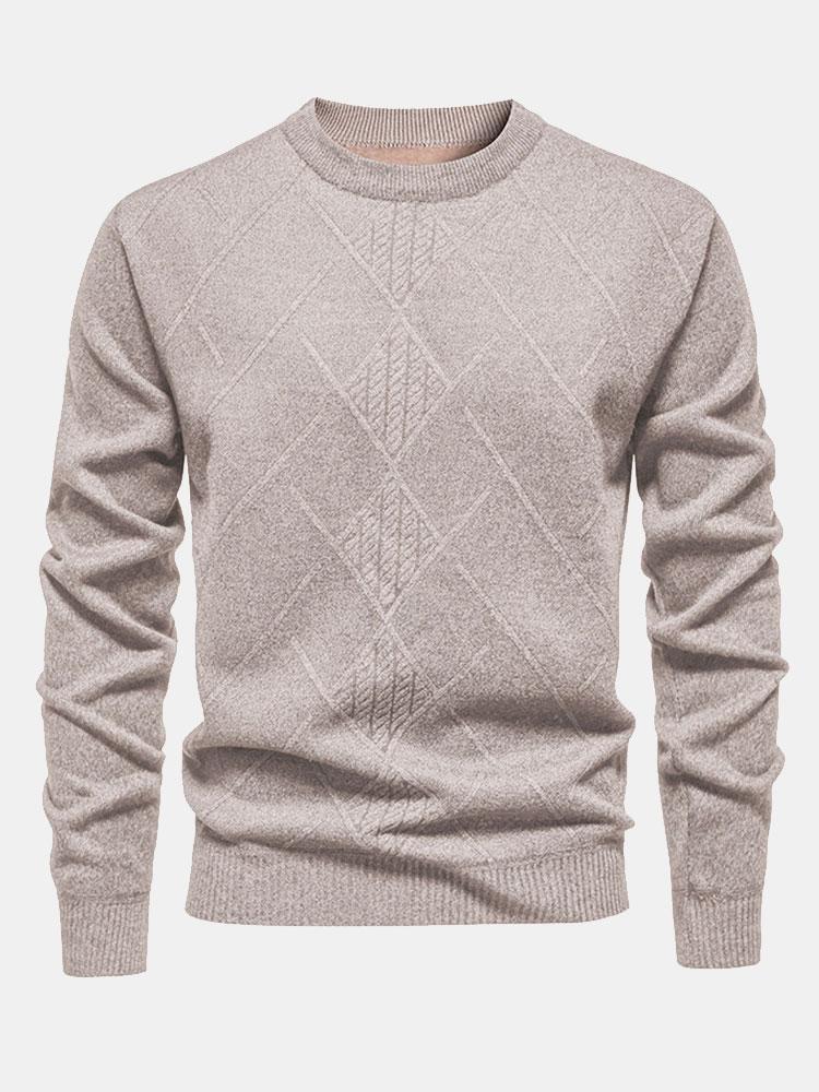 Geometric Rhombus Sweater - Naturzy