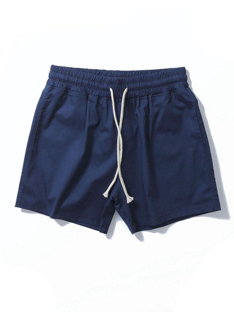 Cotton 3" Drawstring Shorts - Naturzy