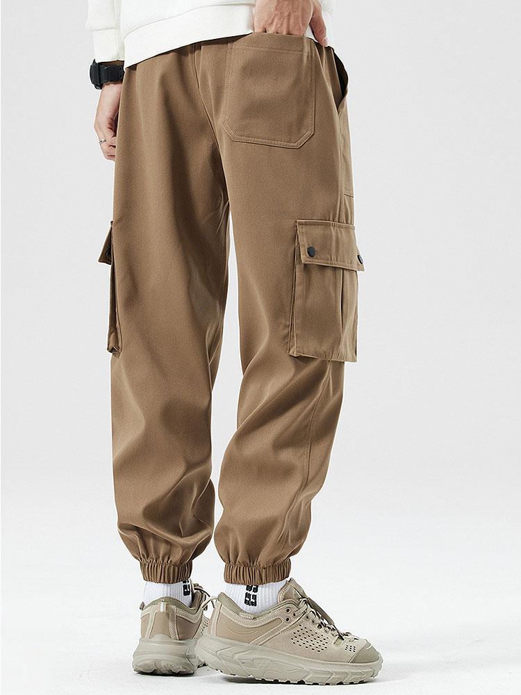 Chino Cargo Jogger Pants - Naturzy