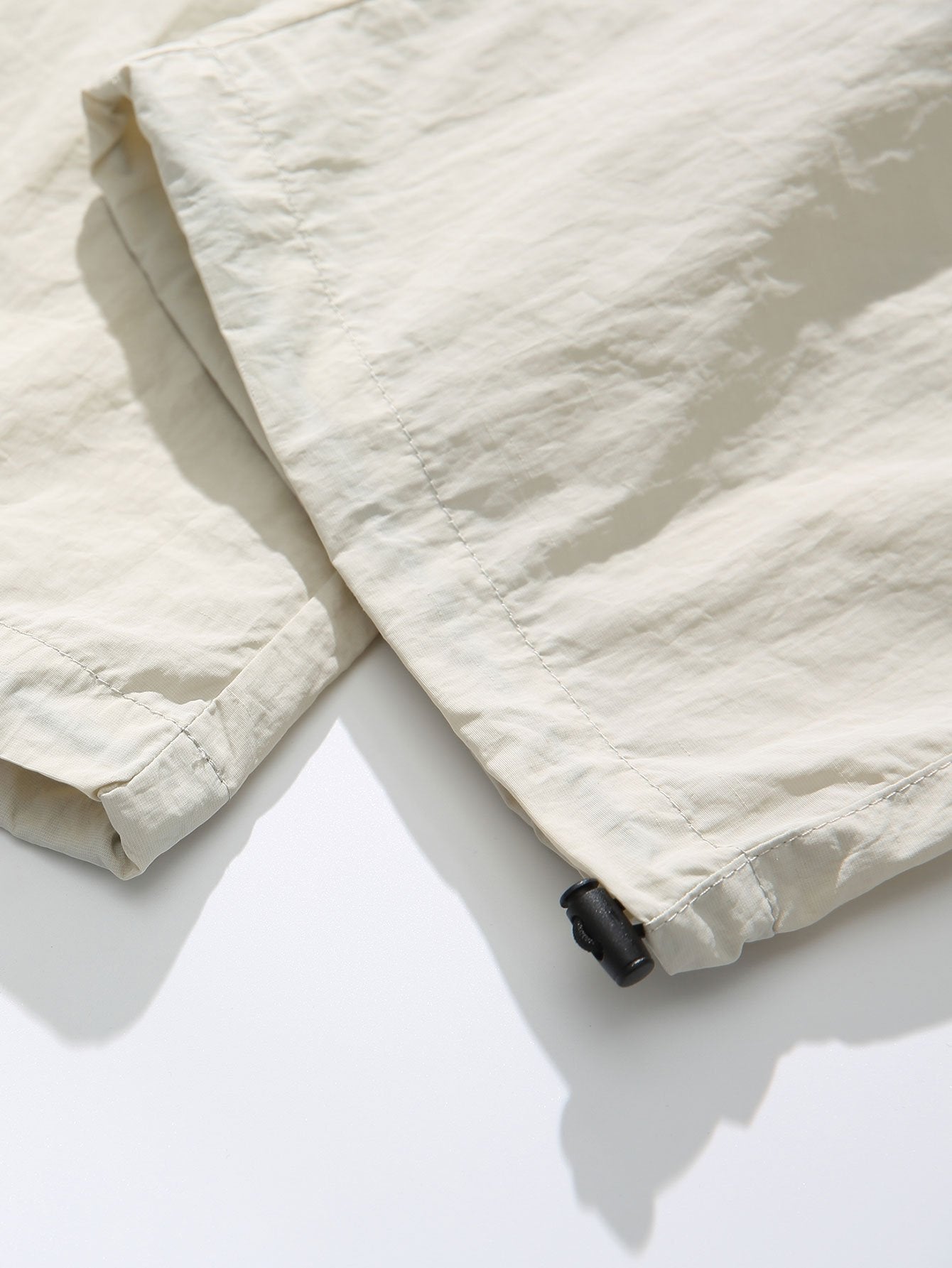 Elastic Waist Parachute Pants - Naturzy