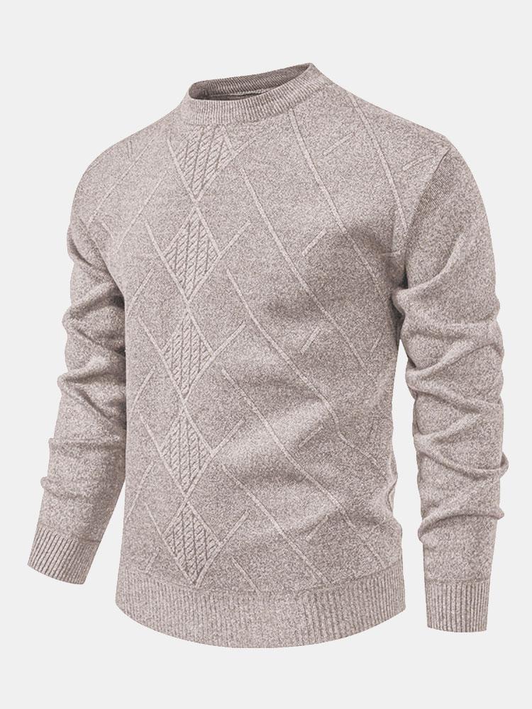 Geometric Rhombus Sweater - Naturzy