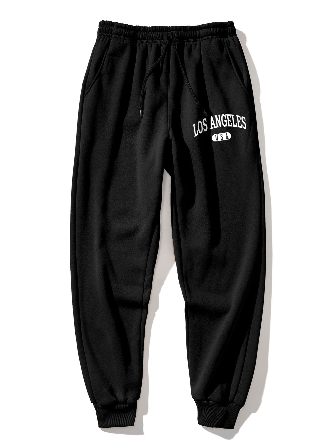 3 Pieces Los Angeles Print Jogger Pants - Naturzy