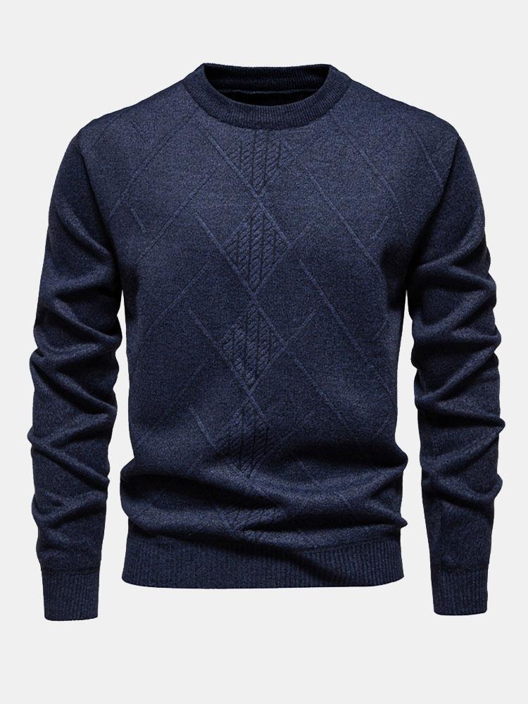 Geometric Rhombus Sweater - Naturzy