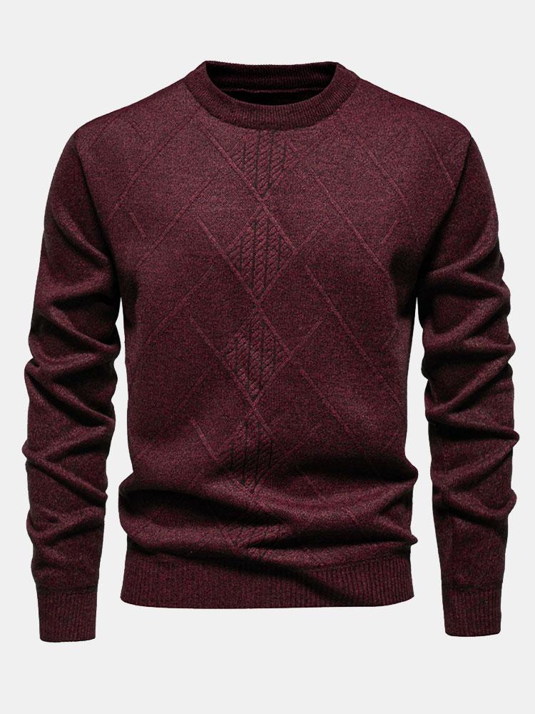Geometric Rhombus Sweater - Naturzy