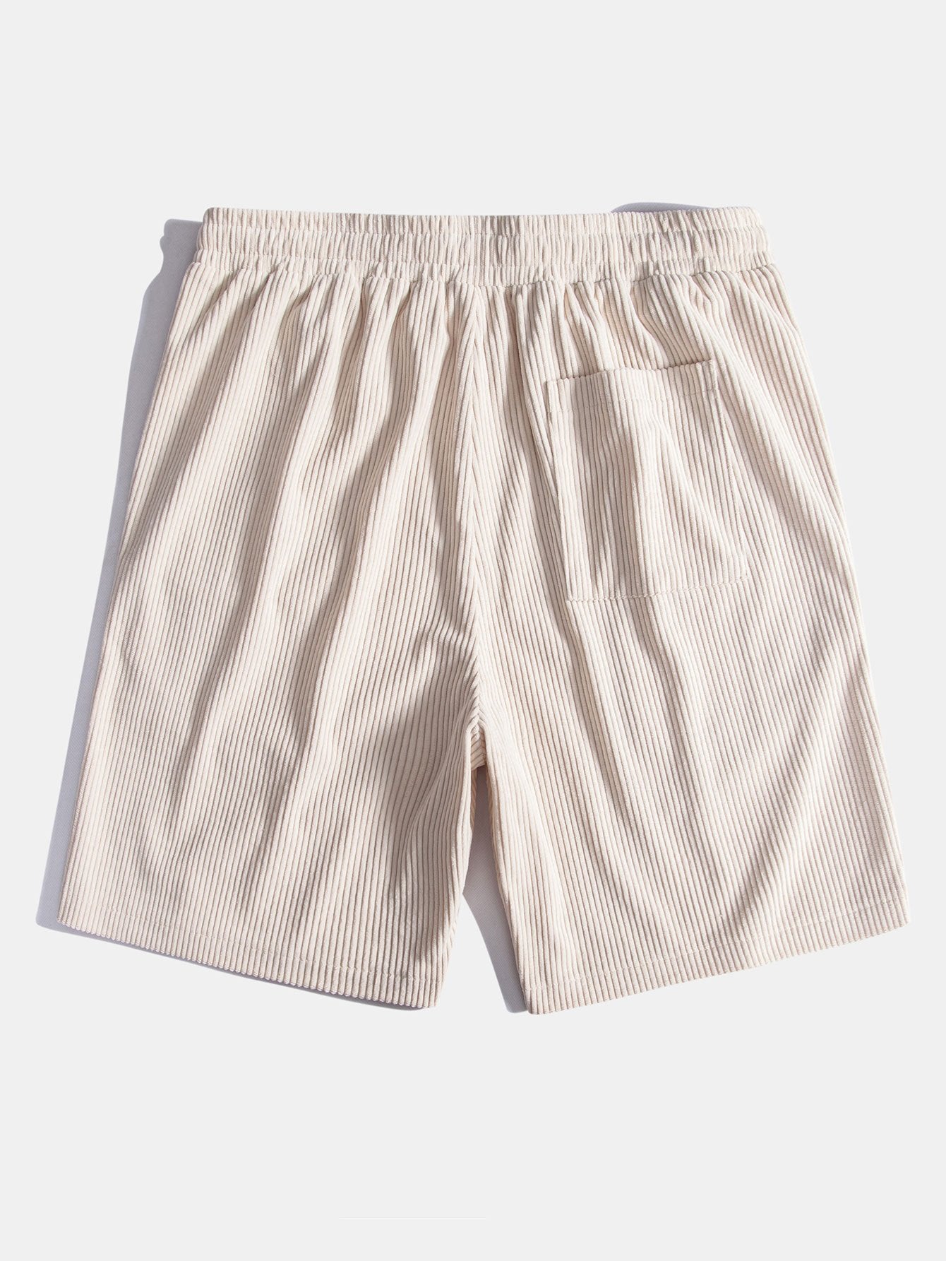 Corduroy Drawstring Shorts - Naturzy