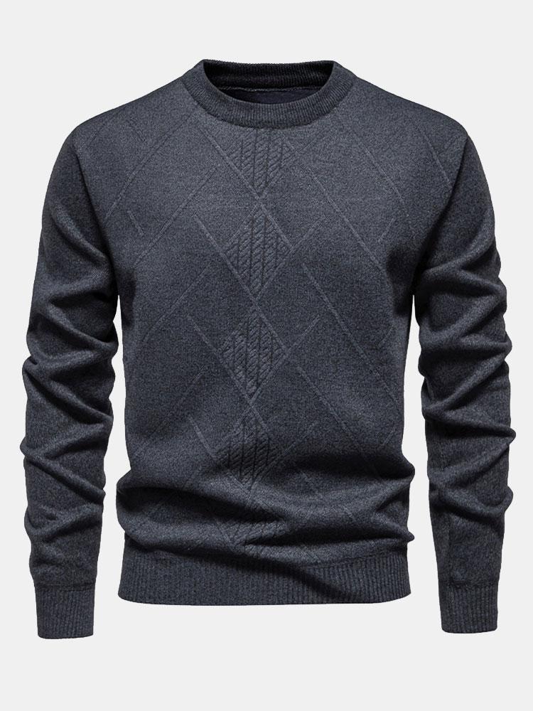 Geometric Rhombus Sweater - Naturzy
