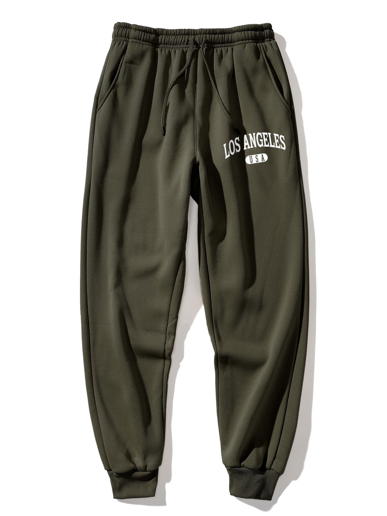 3 Pieces Los Angeles Print Jogger Pants - Naturzy