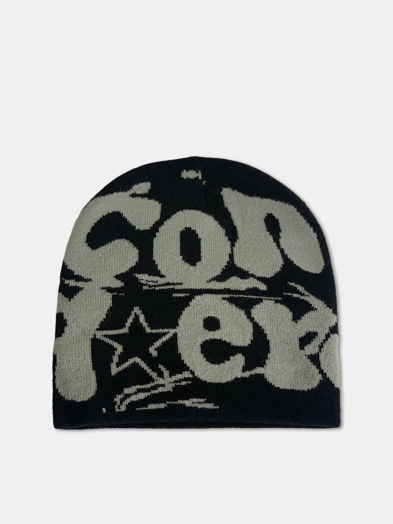 Fashion Slogan Pattern Warm Knit Beanie Hat - Naturzy