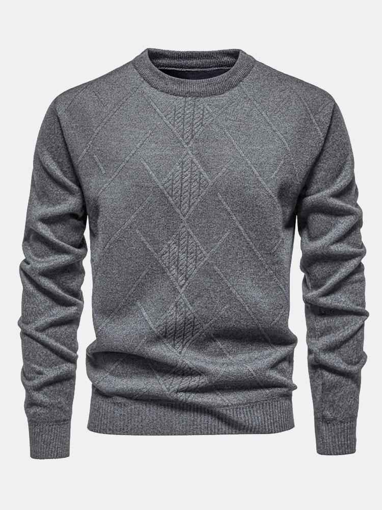 Geometric Rhombus Sweater - Naturzy