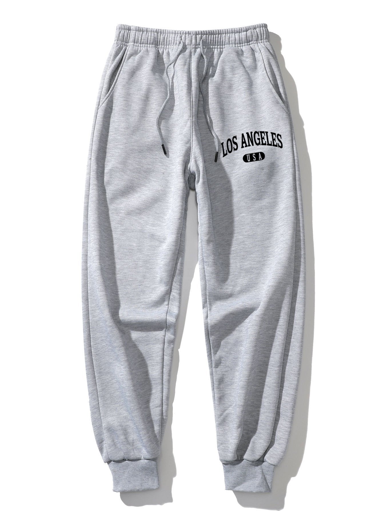3 Pieces Los Angeles Print Jogger Pants - Naturzy