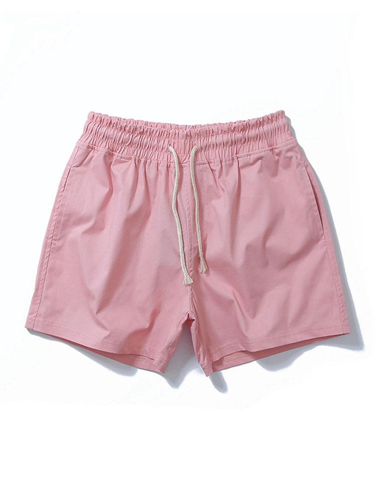 Cotton 3" Drawstring Shorts - Naturzy