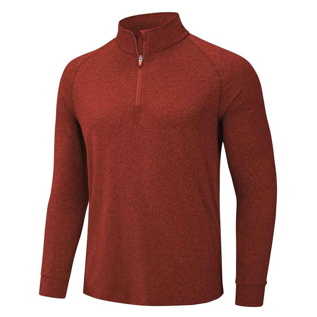 Men's 1/4 Zip Pullover Shirts Sun Protection UPF 50+ Long Sleeve
