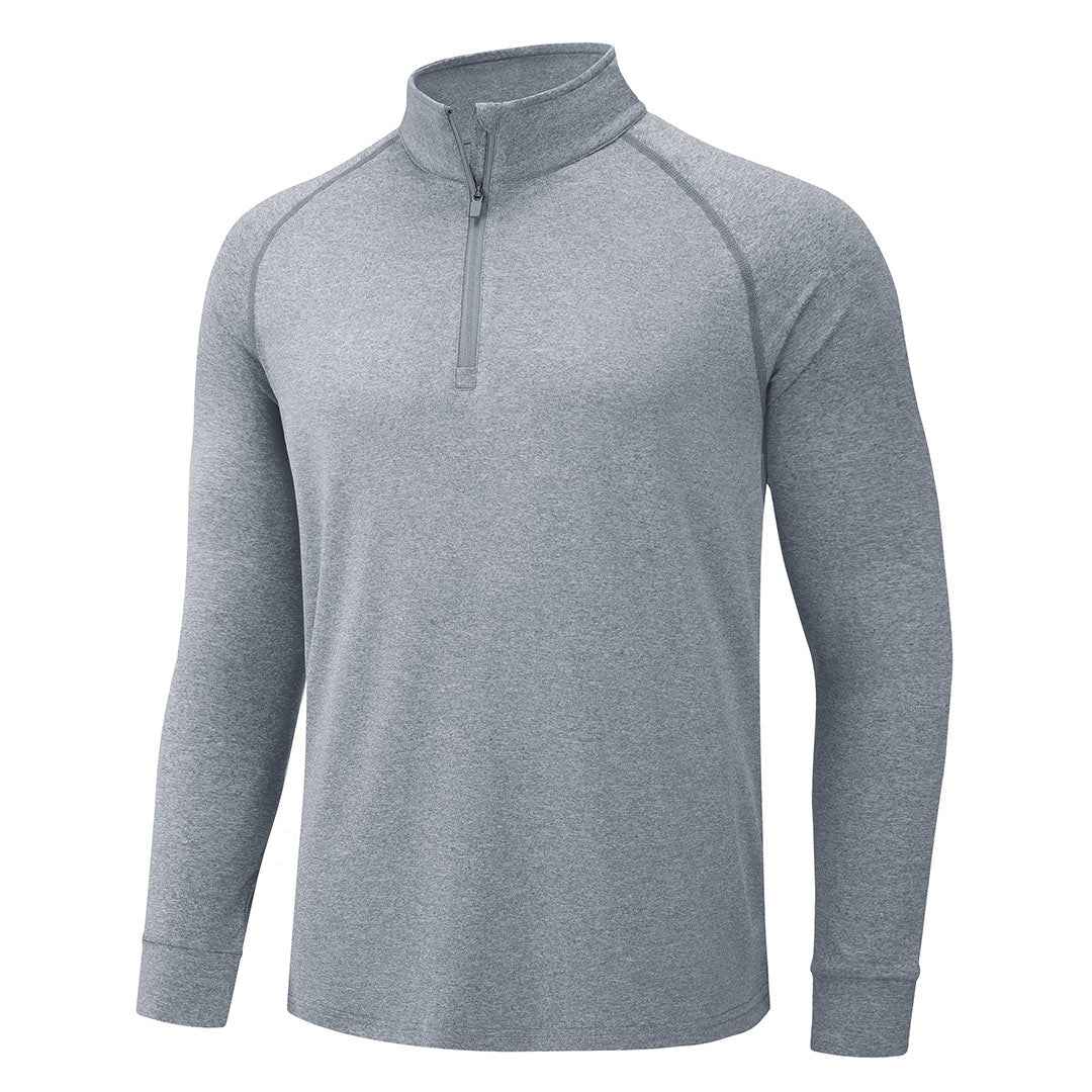 Men's 1/4 Zip Pullover Shirts Sun Protection UPF 50+ Long Sleeve
