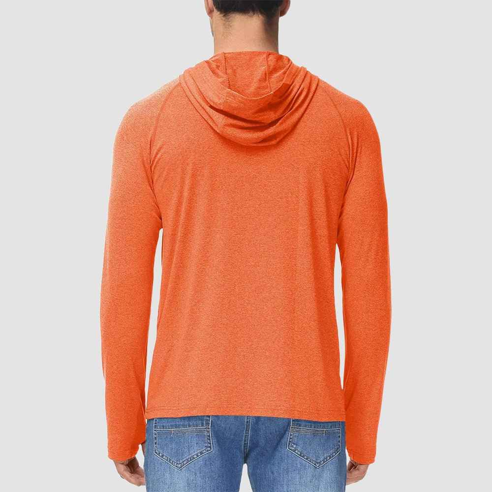 Men's Hooded UPF 50+ Sun Protection Sherpa Fishing Shirt
