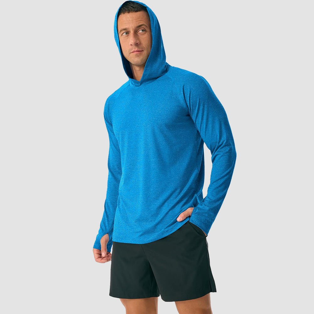 Men's Hooded UPF 50+ Sun Protection Sherpa Fishing Shirt - MAGCOMSEN