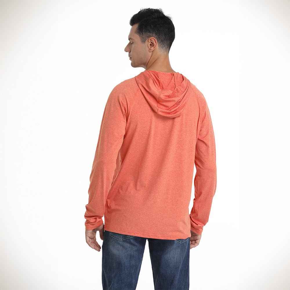 Men's Hooded UPF 50+ Sun Protection Sherpa Fishing Shirt