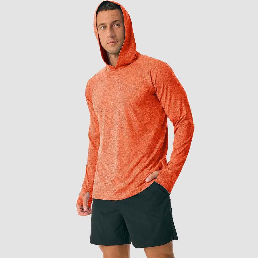 Men's Hooded UPF 50+ Sun Protection Sherpa Fishing Shirt