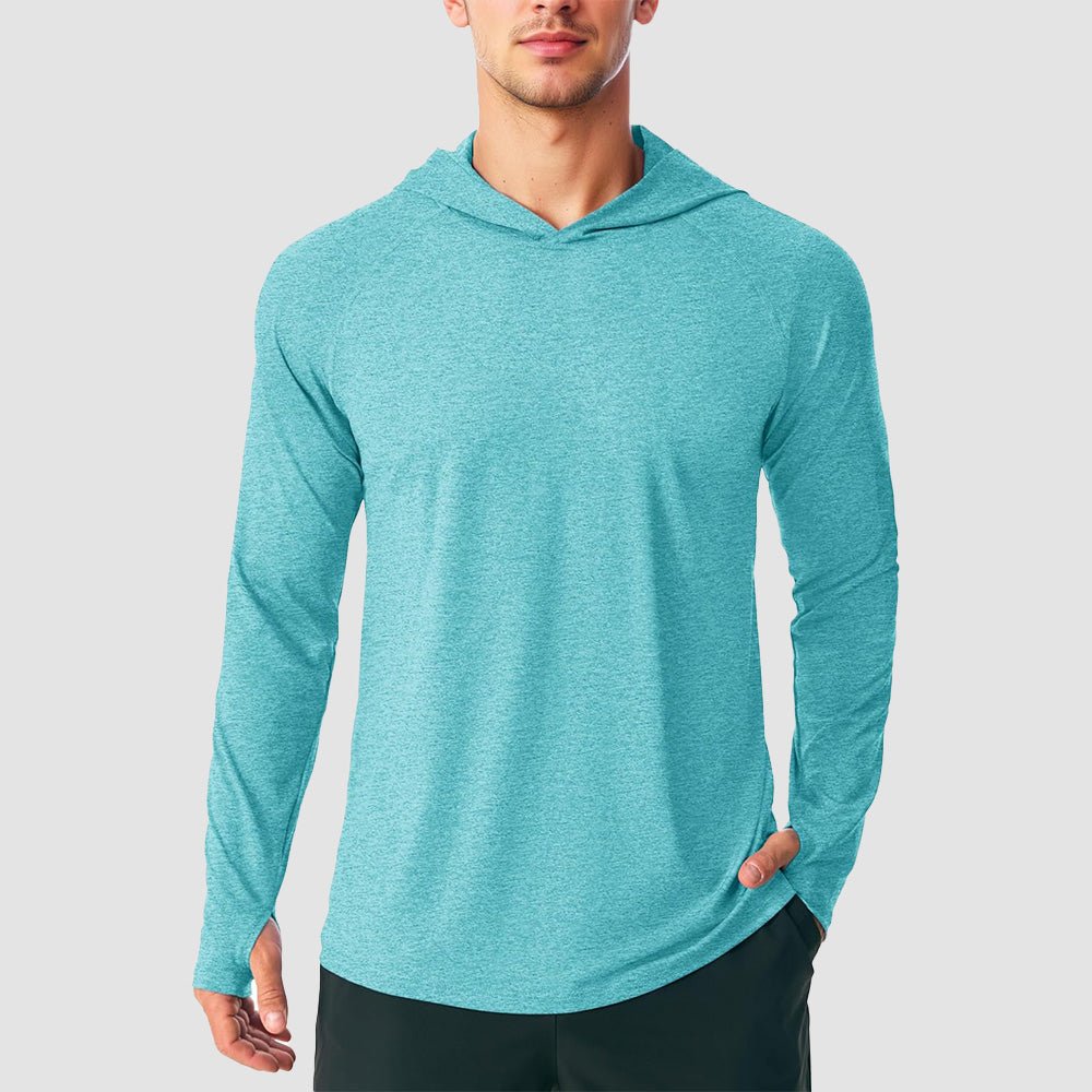 Men's Hooded UPF 50+ Sun Protection Sherpa Fishing Shirt - MAGCOMSEN