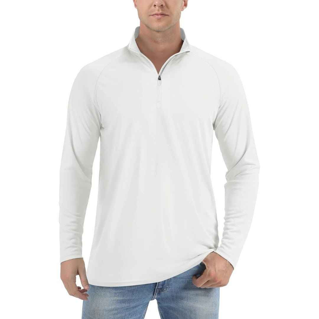 Men's Sun Protective Quick-Dry Stand Collar UV Long Sleeve Shirts