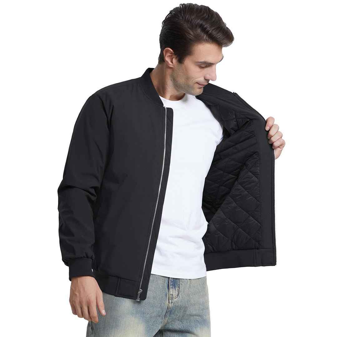 Men's Water-Resistant Windproof Bomber Casual Jackets