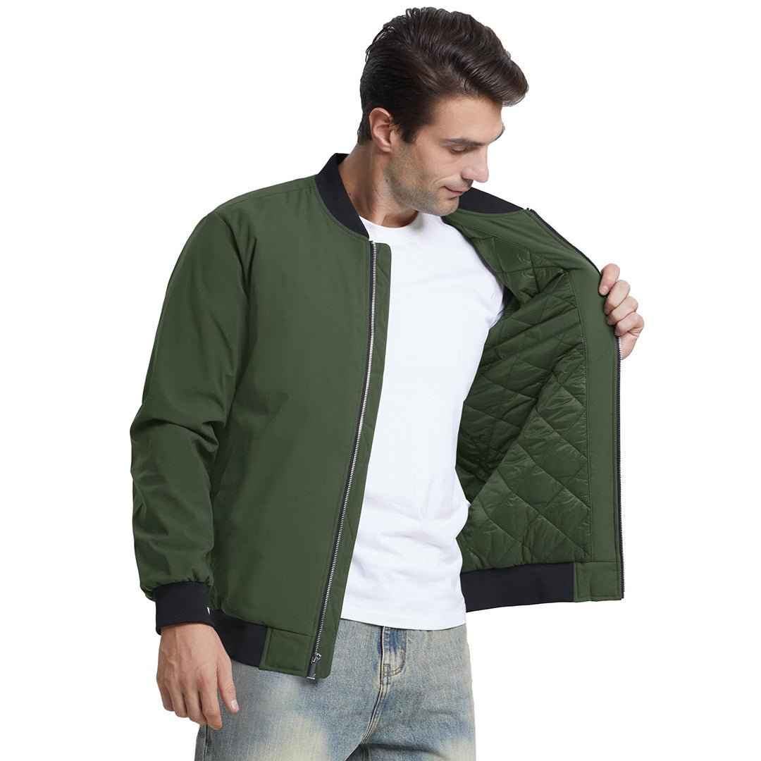 Men's Water-Resistant Windproof Bomber Casual Jackets