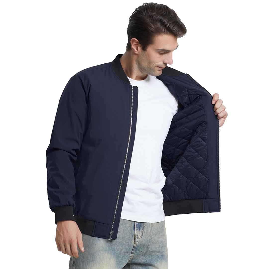 Men's Water-Resistant Windproof Bomber Casual Jackets