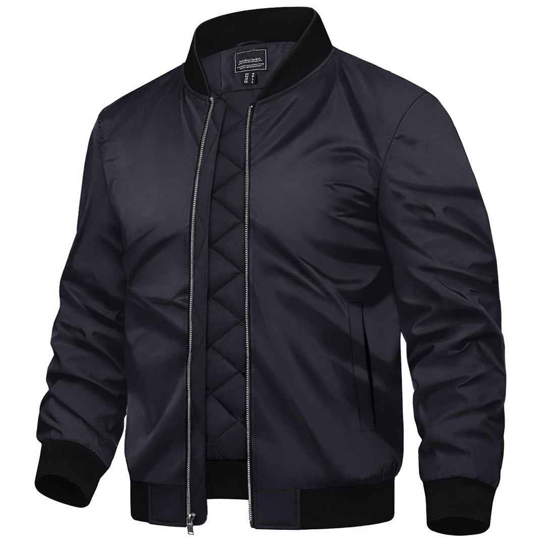 Men's Water-Resistant Windproof Bomber Casual Jackets