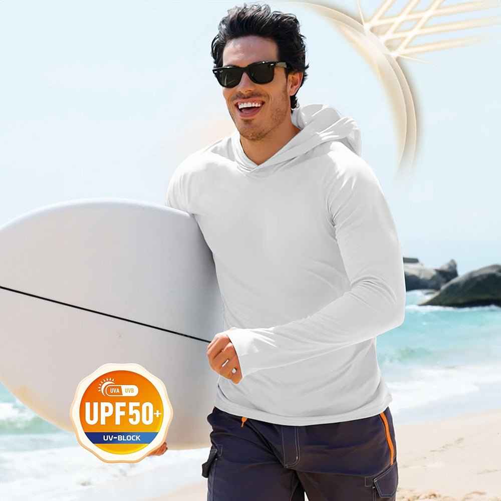 【New In】Men's Sun Shirt UPF 50+ Quick Dry Hoodie