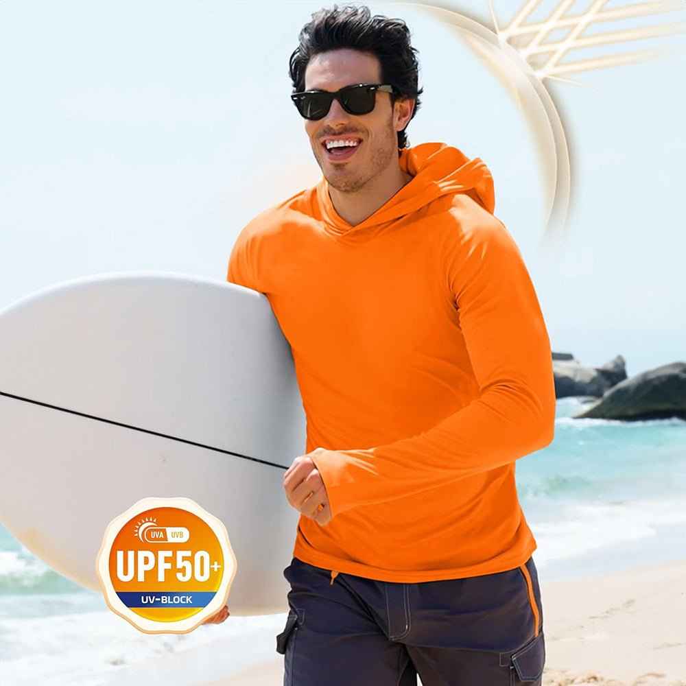 【New In】Men's Sun Shirt UPF 50+ Quick Dry Hoodie