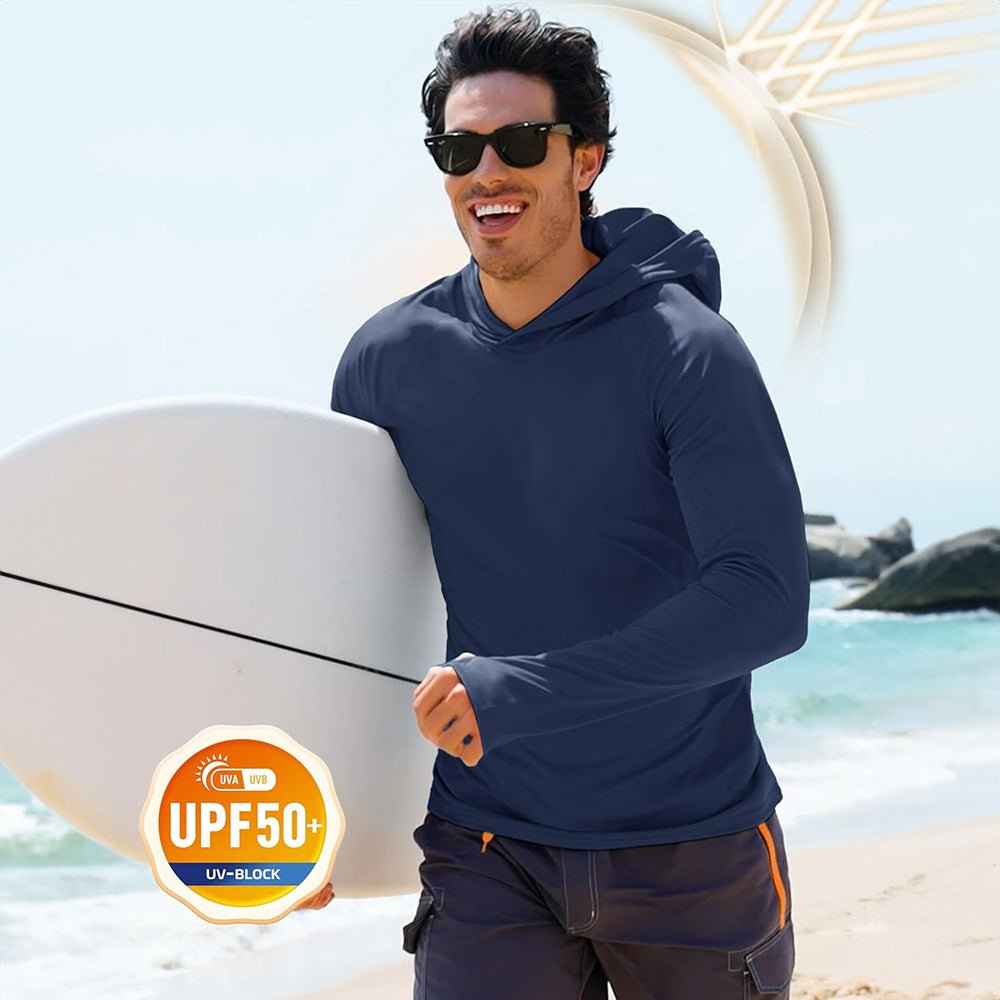 【New In】Men's Sun Shirt UPF 50+ Quick Dry Hoodie