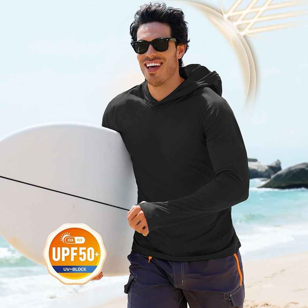 【New In】Men's Sun Shirt UPF 50+ Quick Dry Hoodie