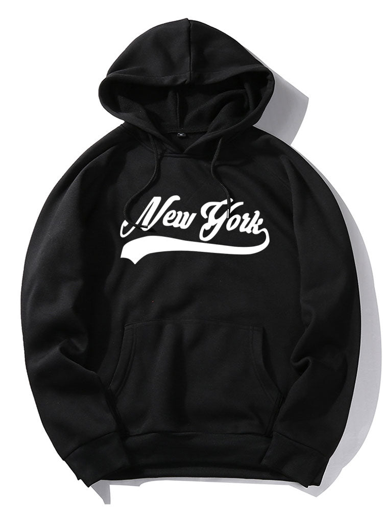 New York Letter Hoodies - Naturzy