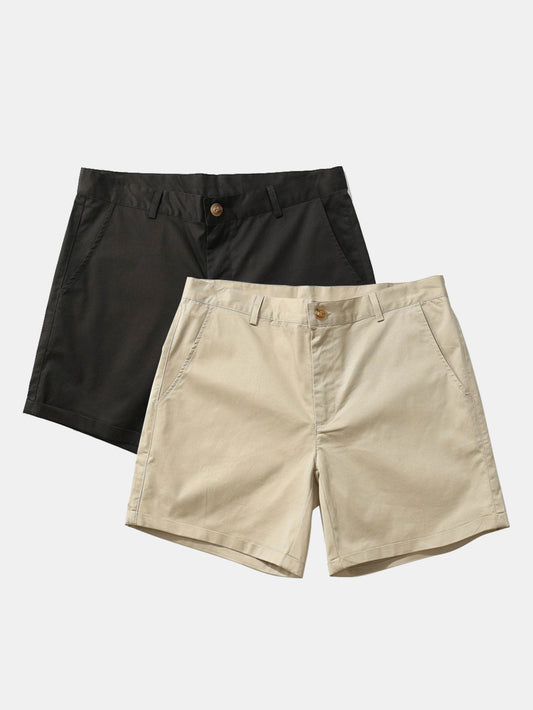 2 Pieces 3" Chino Shorts - Naturzy