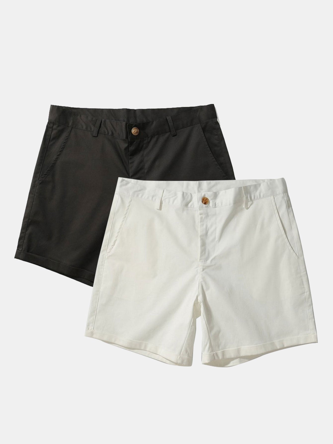 2 Pieces 3" Chino Shorts - Naturzy