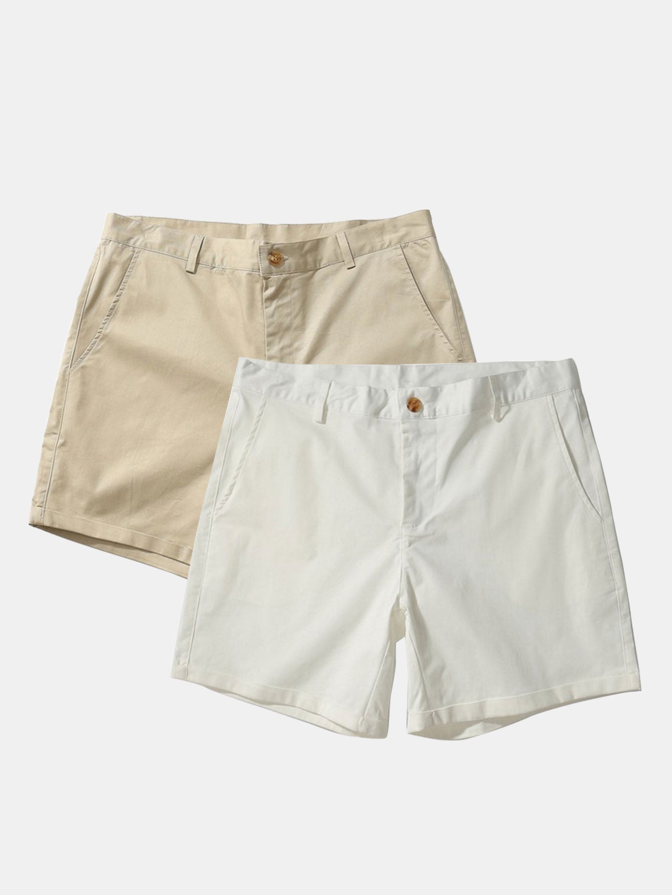 2 Pieces 3" Chino Shorts - Naturzy