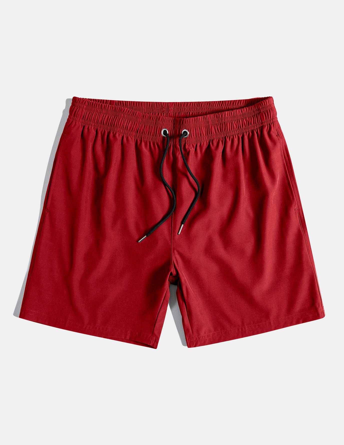 Solid Drawstring Swim Shorts - Naturzy