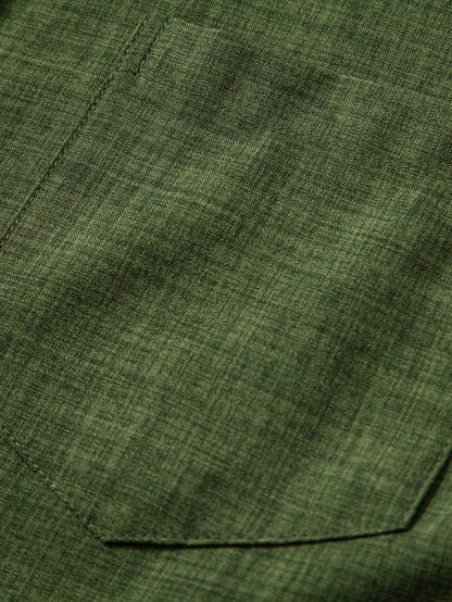 Short Sleeve Stand Collar Shirt - Naturzy