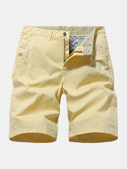 Man Washed Chino Shorts - Naturzy