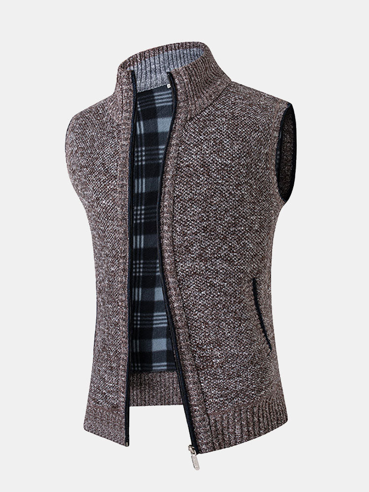 Man Vest Sweater - Naturzy