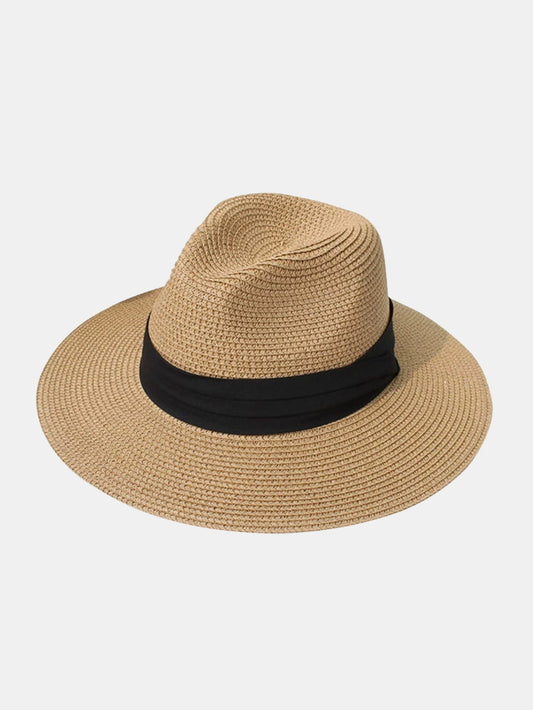Fashionable And Casual All-match Wide-brimmed Flat Hat Suitable For Beach Trips - Naturzy