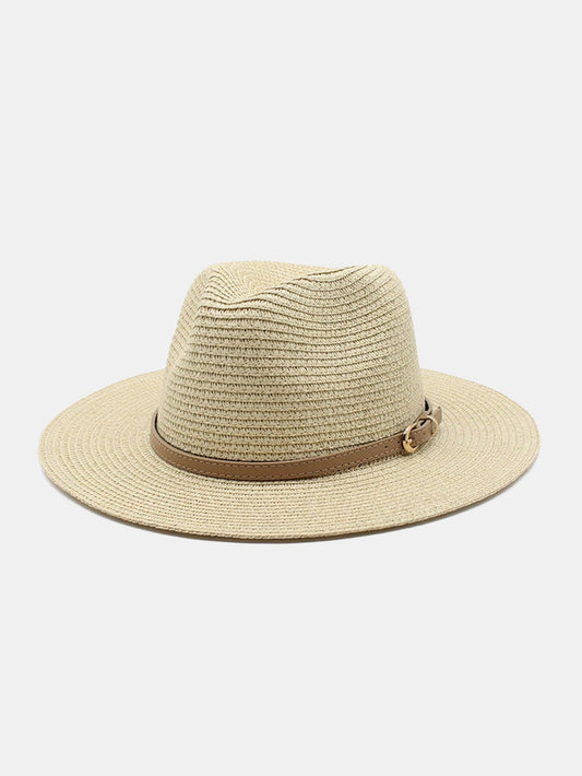 Summer Beach Wide Brim Panama Hat Straw Hat - Naturzy