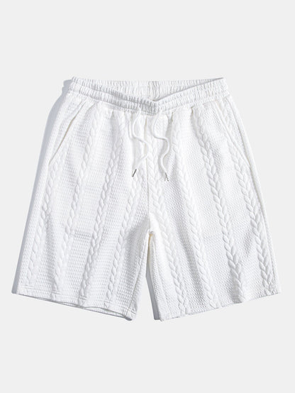 Twist Jacquard Shorts - Naturzy