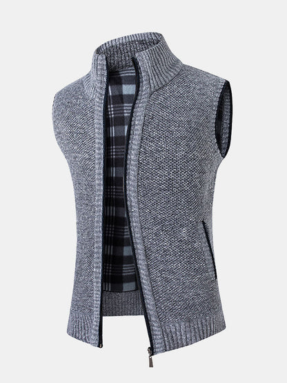 Man Vest Sweater - Naturzy