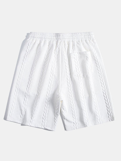Twist Jacquard Shorts - Naturzy